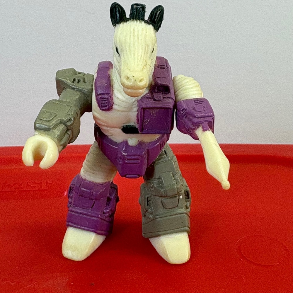 Vintage Battle Beasts Zealot Zebra Action Figure Takara 1987 Japan Hasbro Rare